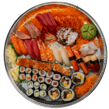 A2. Sashimi & Sushi | 62 pcs.