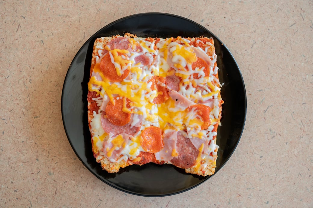 Straw Hat Pizza Sandwich