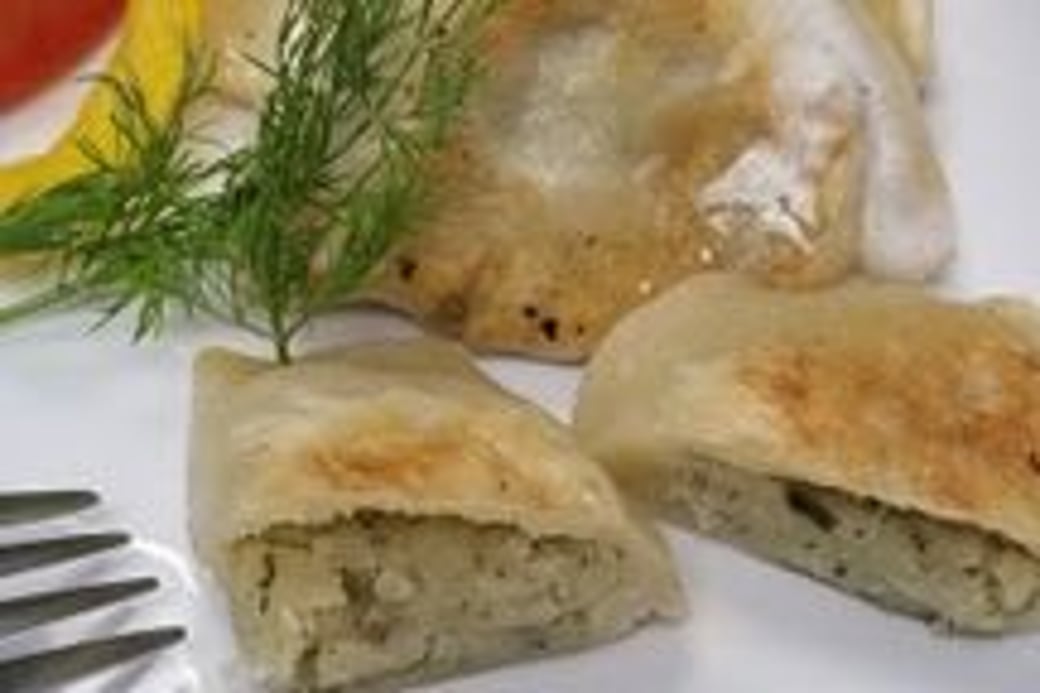 Cream Cheese and and Savoury Dill Perogies (6 Perogies)