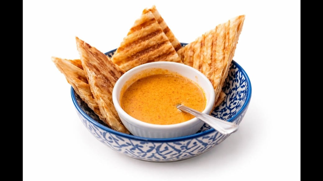 Roti with Red Curry