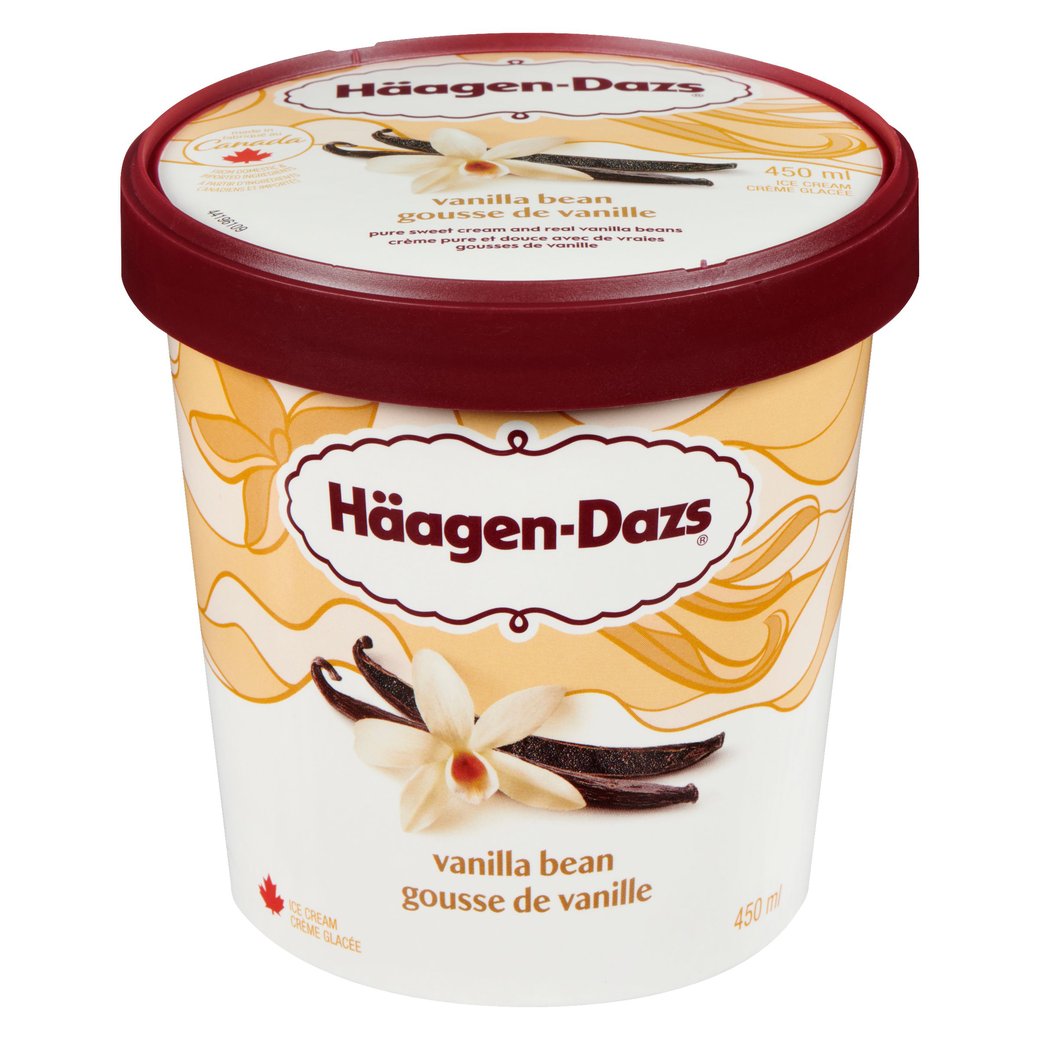 Haagen Dazs Vanilla Bean Ice Cream 450ml