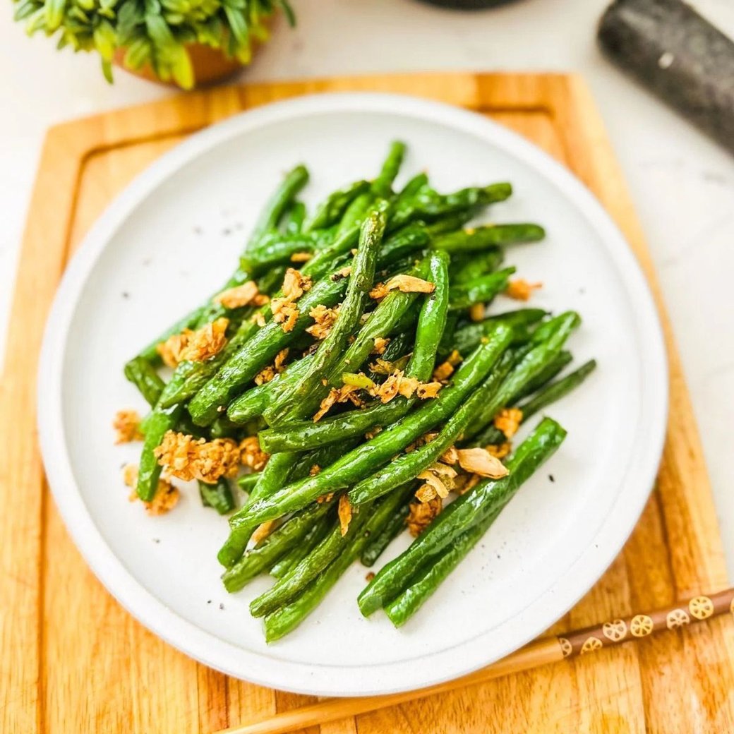 Garlic Salt and Pepper fried Green beans