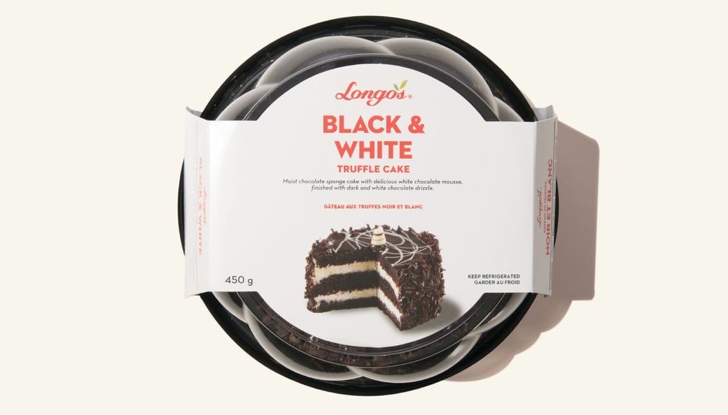 Black And White Truffle Cake