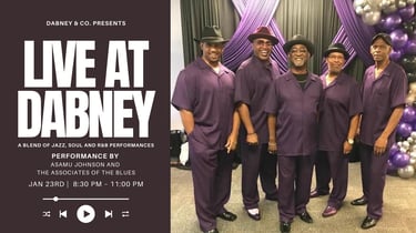 LIVE at Dabney with Asamu Johnson and The Associates of the Blues