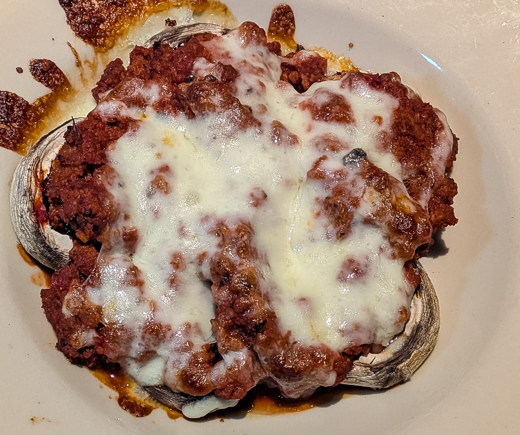 Graziano's Sausage Stuffed Mushrooms