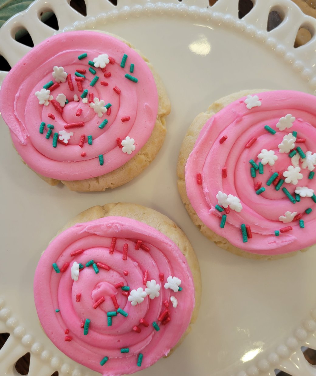 Holiday lofthouse cookies (vegan)