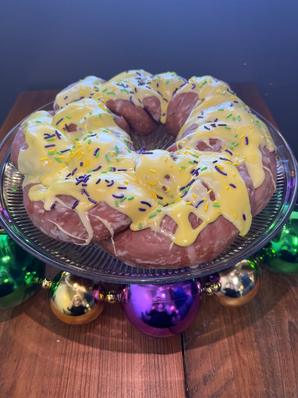 Lemon Blueberry King Cake