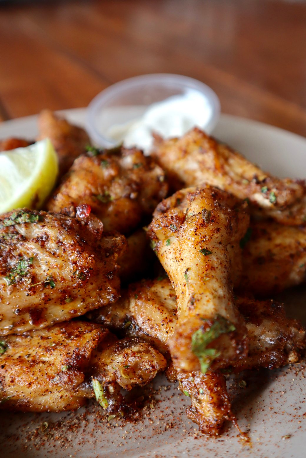 Gracie's Ancho Rubbed Wings