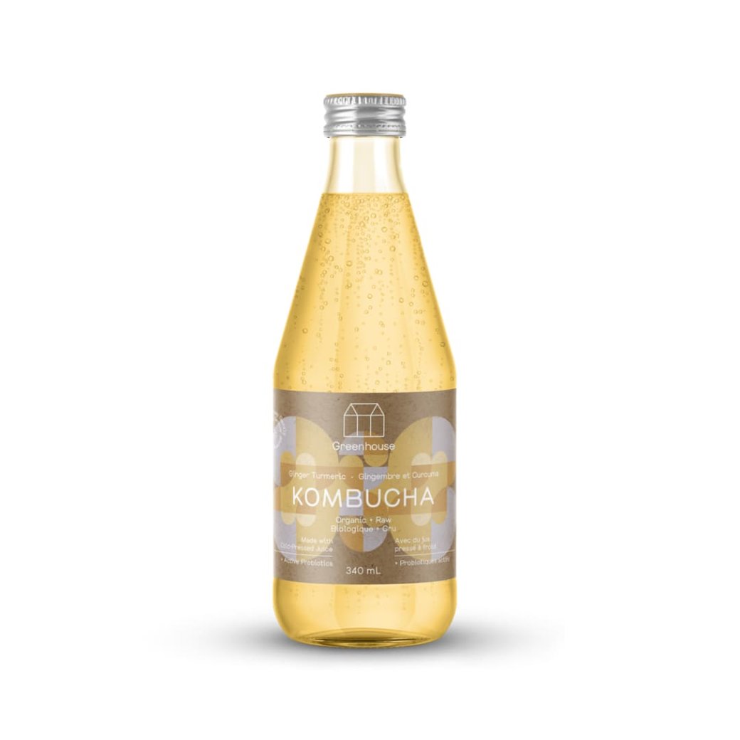 GREENHOUSE KOMBUCHA | GINGER TURMERIC