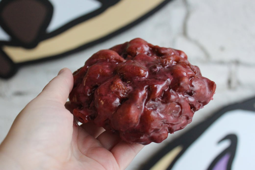 Mulled Wine Apple Fritter