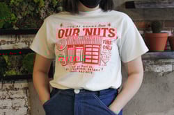 'Our 'Nuts' Retro T-shirt , shop product