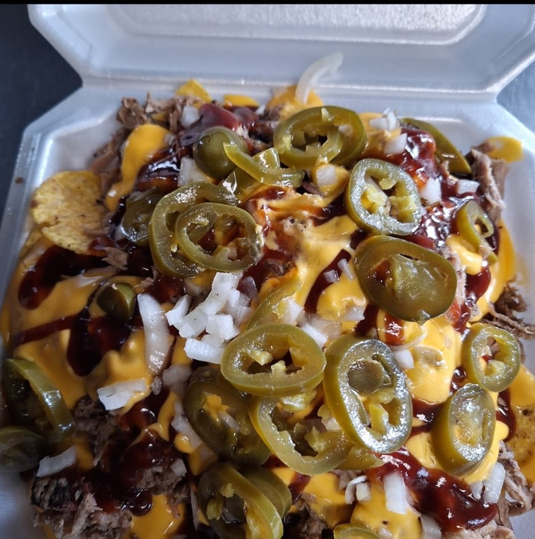 Loaded BBQ Nachos