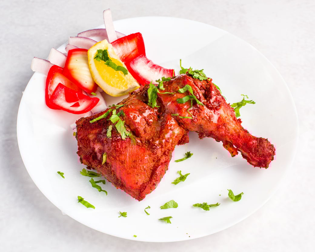 Tandoori Quarter Chicken w/Naan