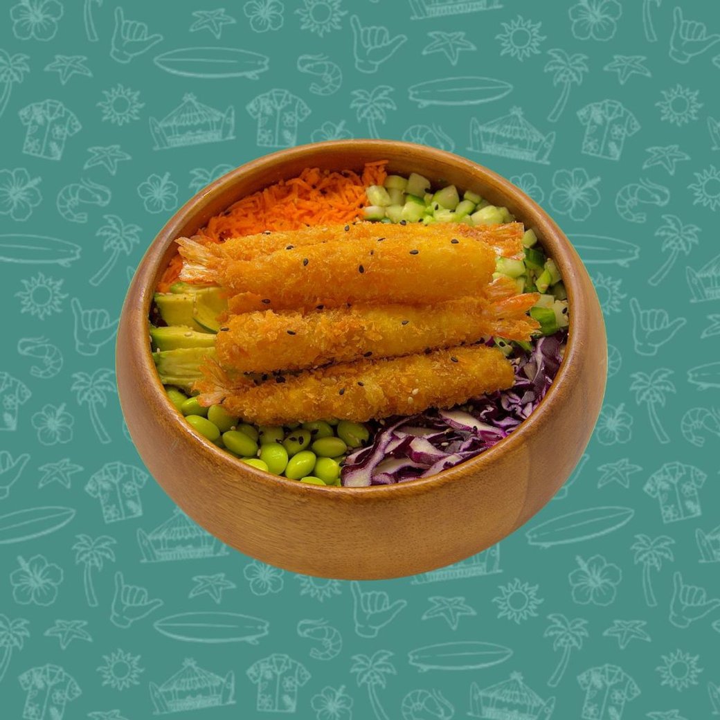 Poke Crevettes Tempura