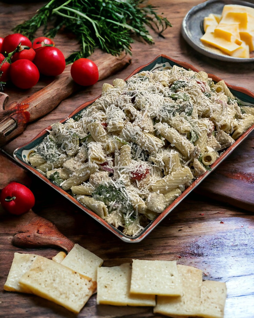 Chicken Caesar Pasta Salad