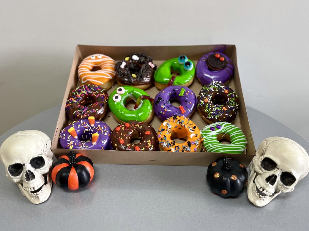 Dozen Halloween Donuts