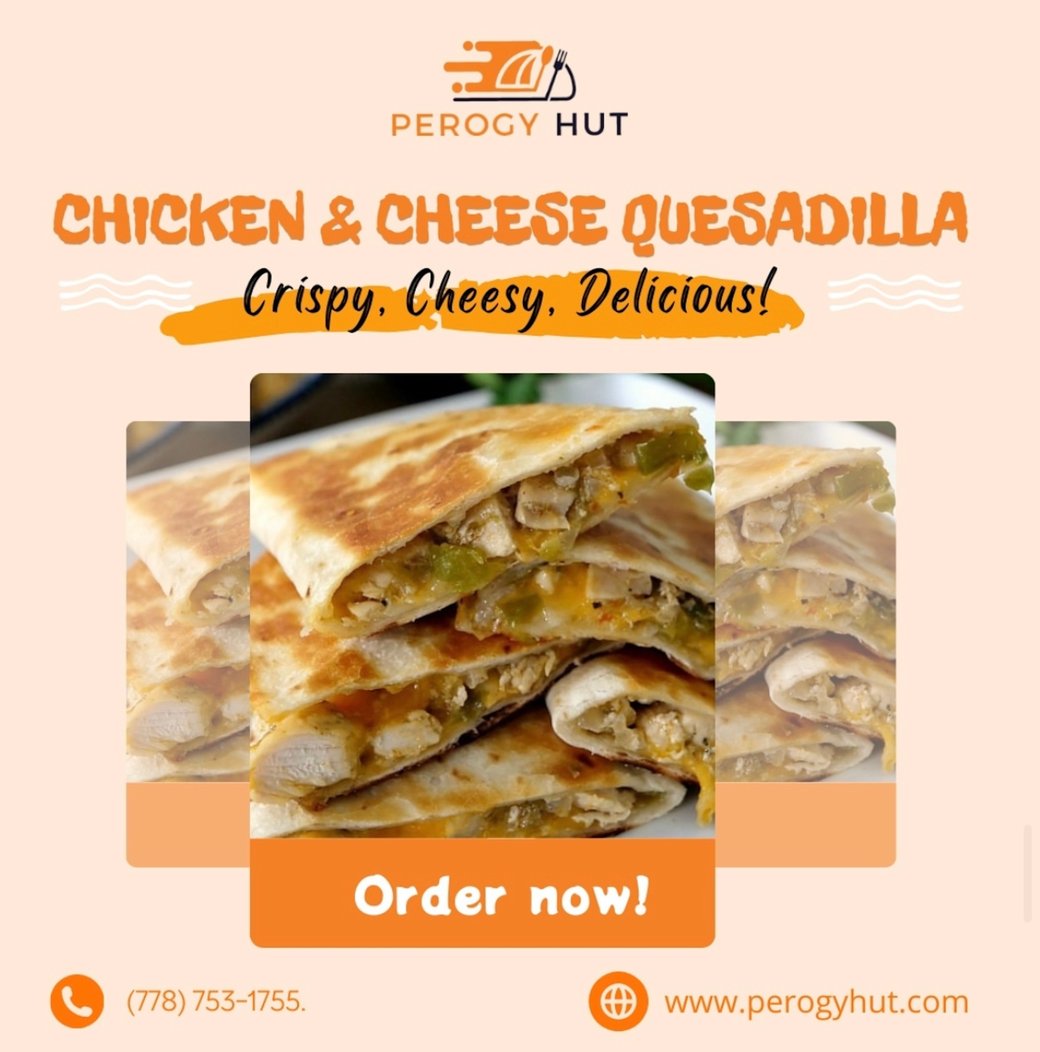 Chicken and Cheese Quesadilla