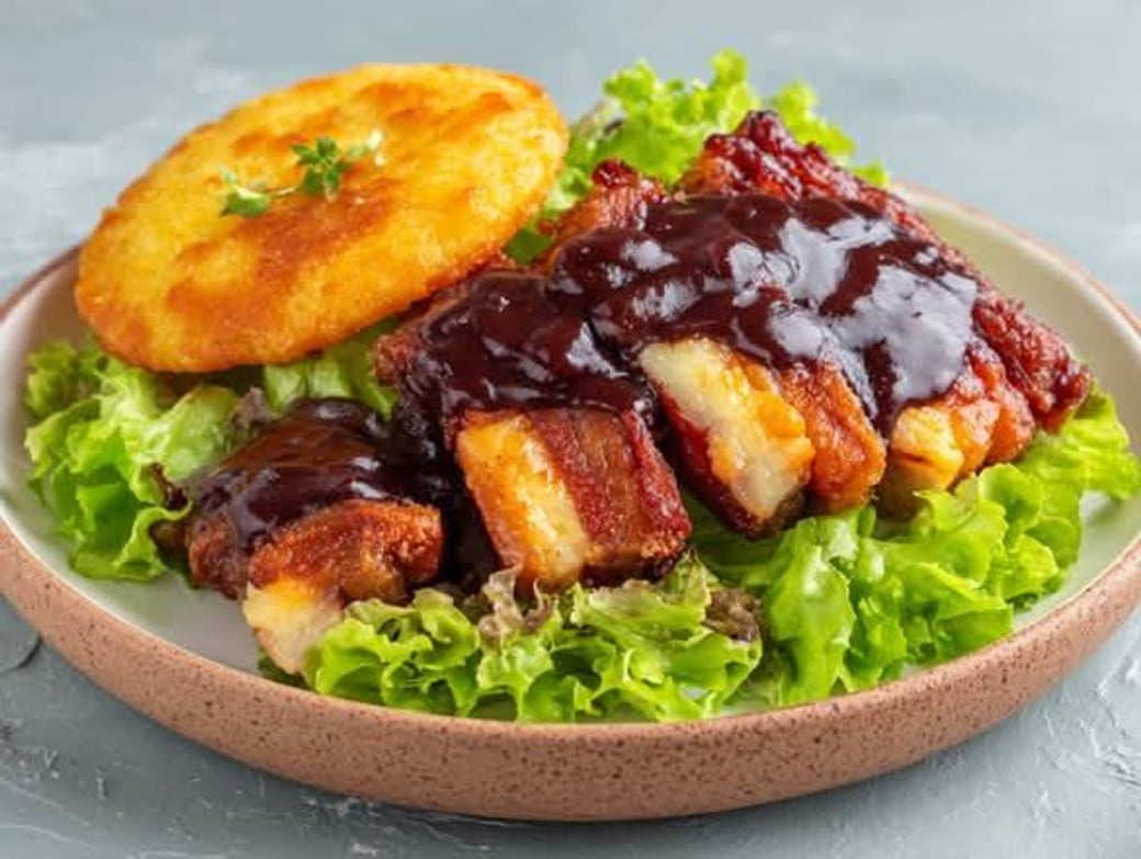 Blackberry BBQ Tossed Chicharron