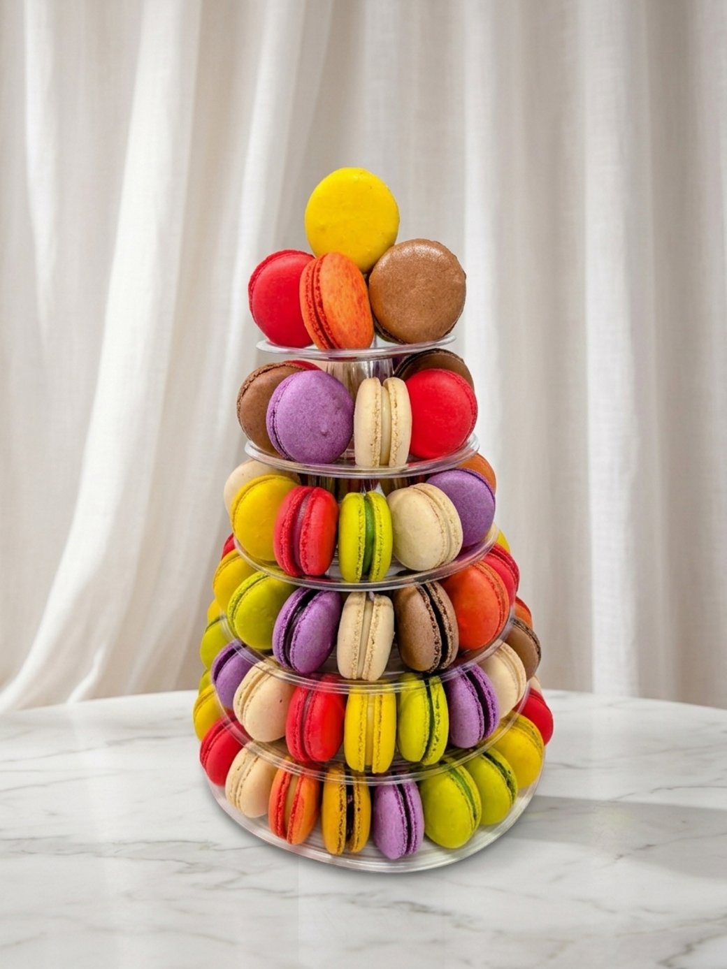 Macaron Tower -  60-95 Macarons (GF)