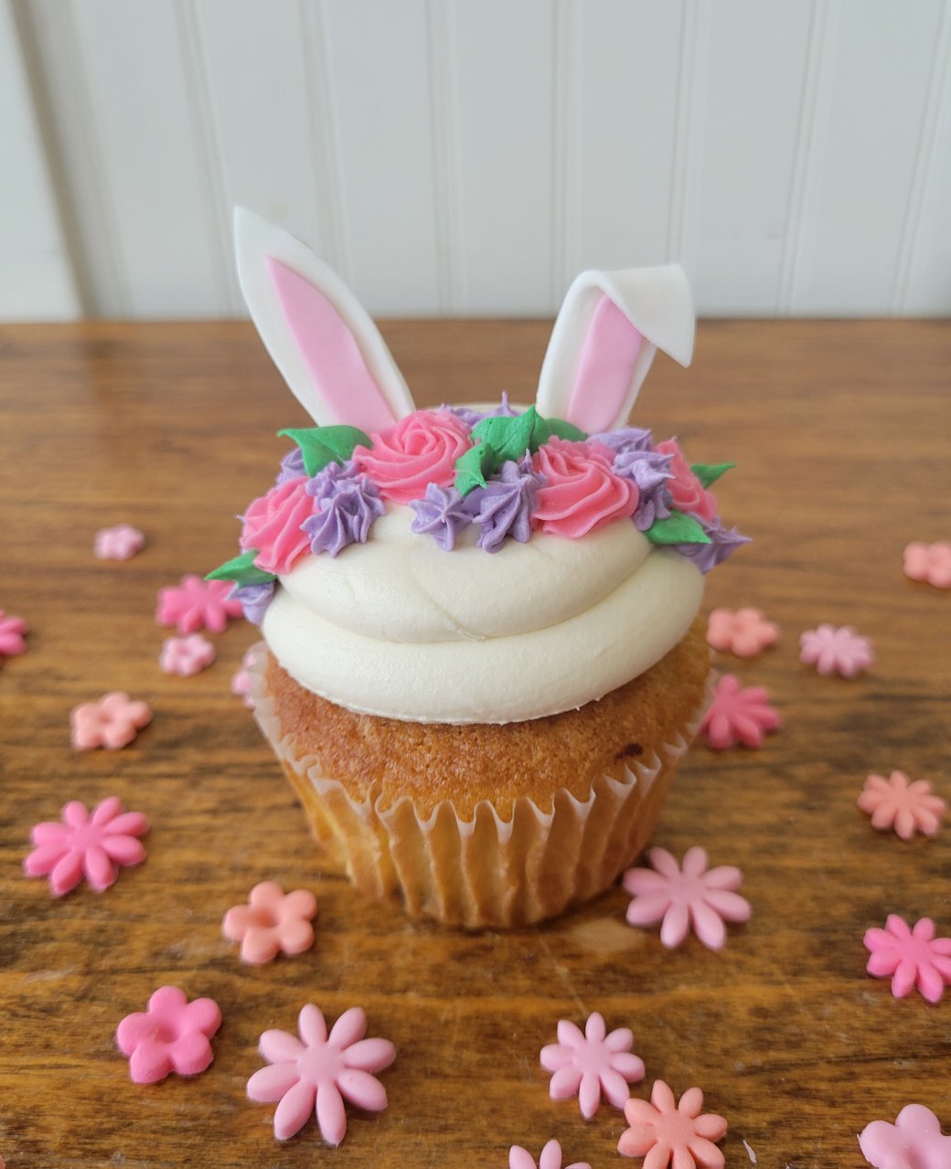 Easter bunny cupcakes