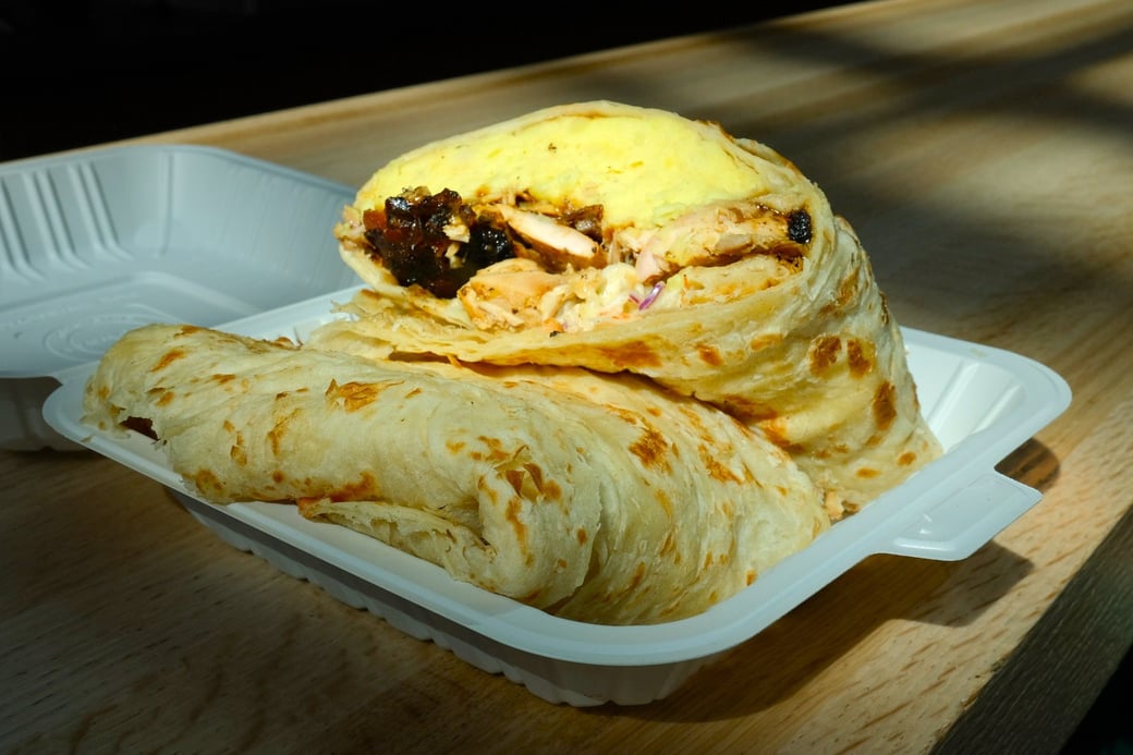 Jerk Chicken Roti