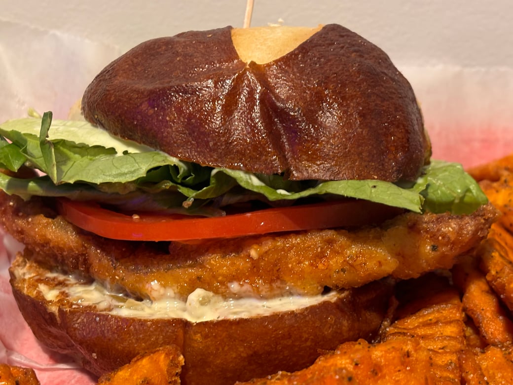 Wilsey Bay Walleye Sandwich