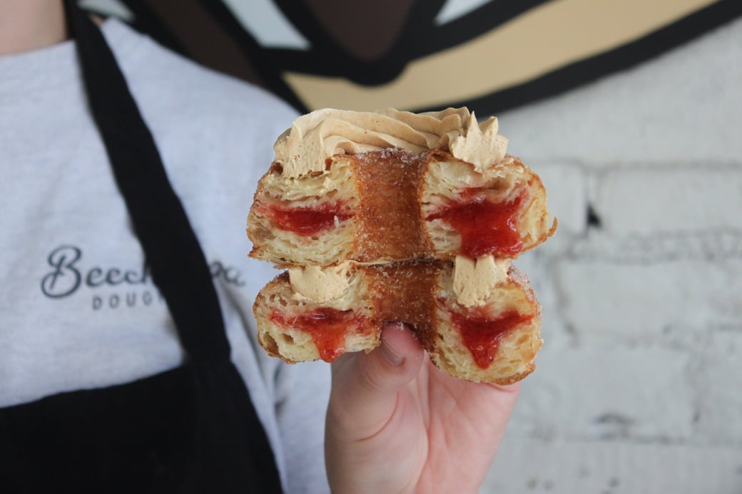 Peanut Butter and Jelly Cronut