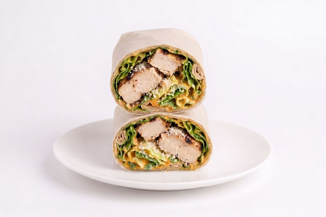 Miso Chicken Caesar Wrap