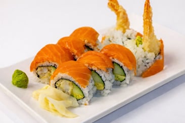 Smoked Salmon Dragon Roll
