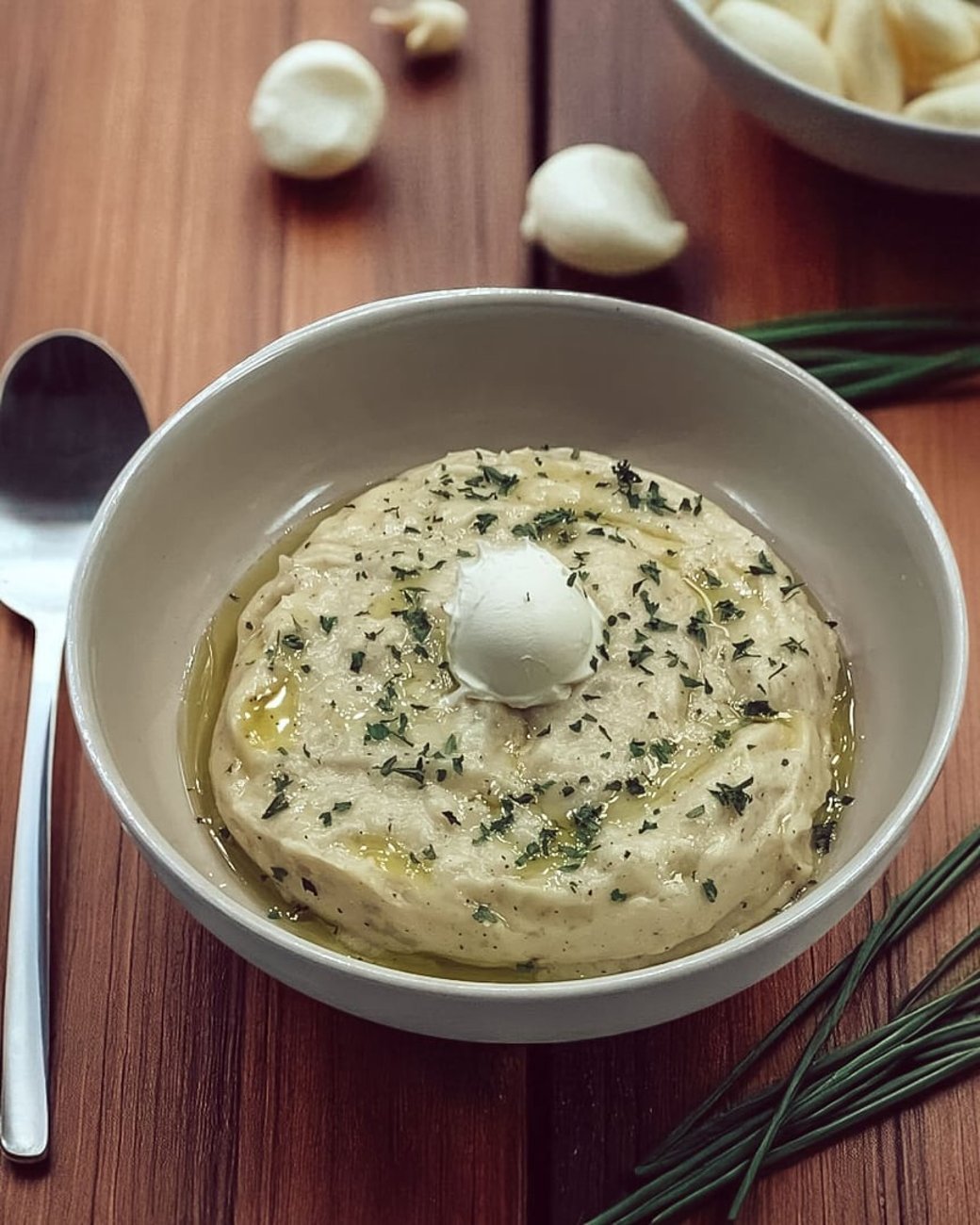 Garlic Mascarpone Mashed Potatoes