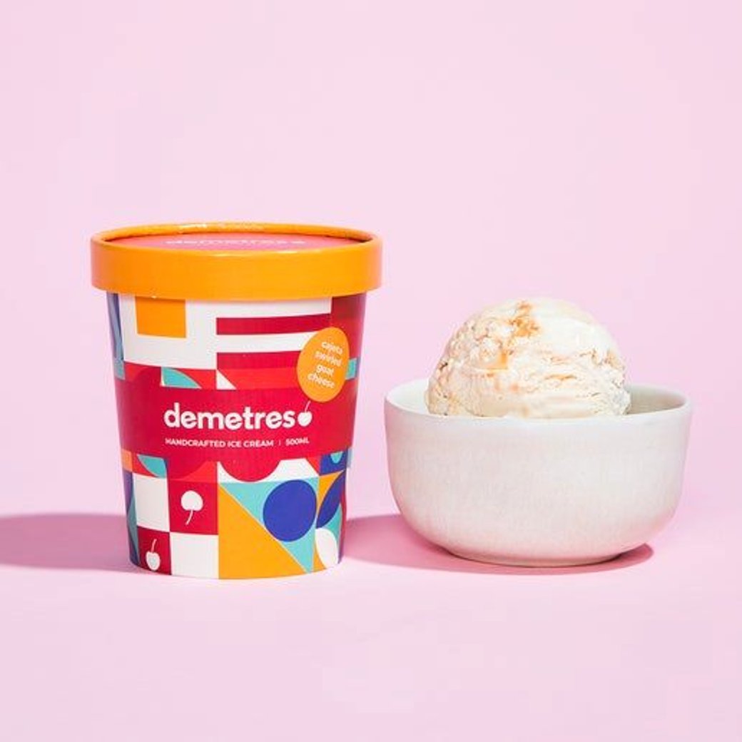 Cajeta Swirled Goat Cheese (Fan Fav)