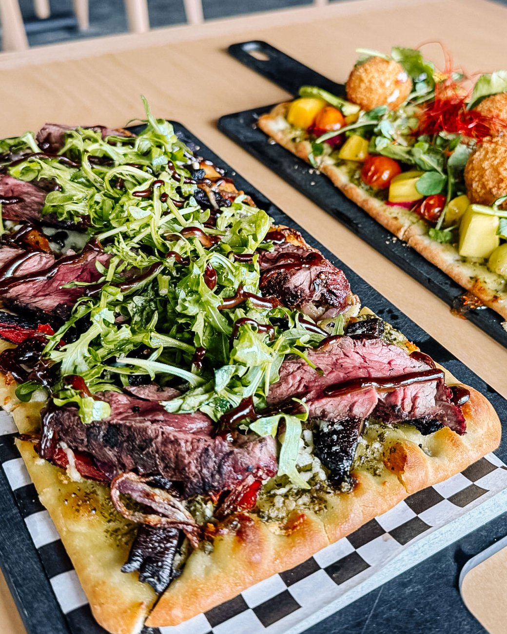Steak + Portobello Flatbread
