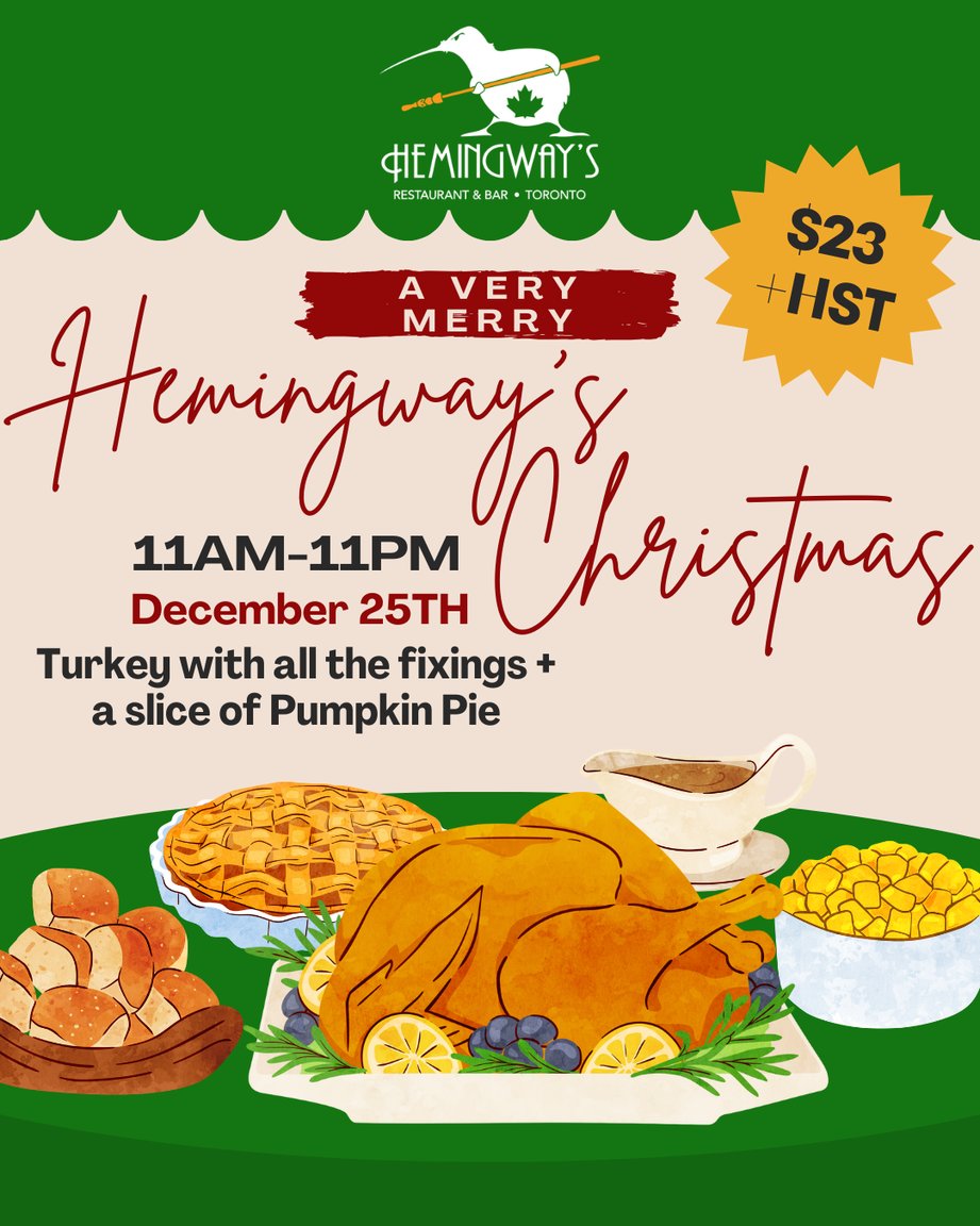 A Very Merry Hemingway's Christmas!