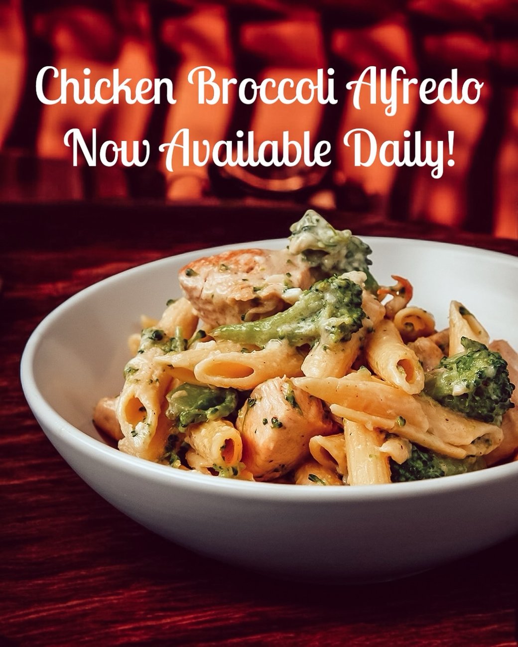 Chicken Alfredo with Broccoli