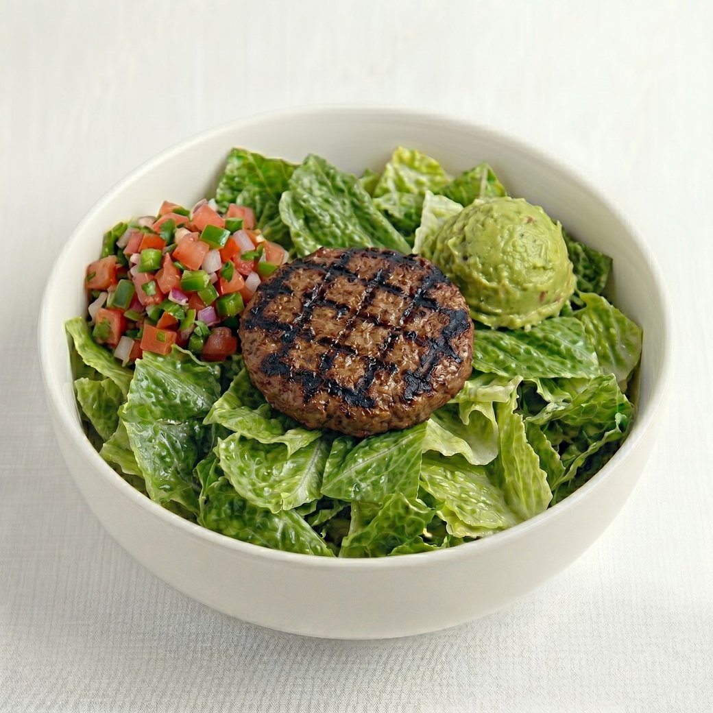 Healthy Burger Salad