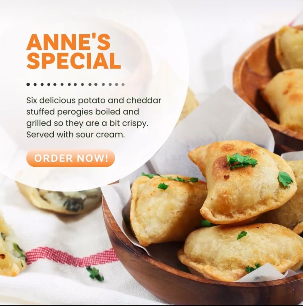 Anne's Special (6 Perogies)