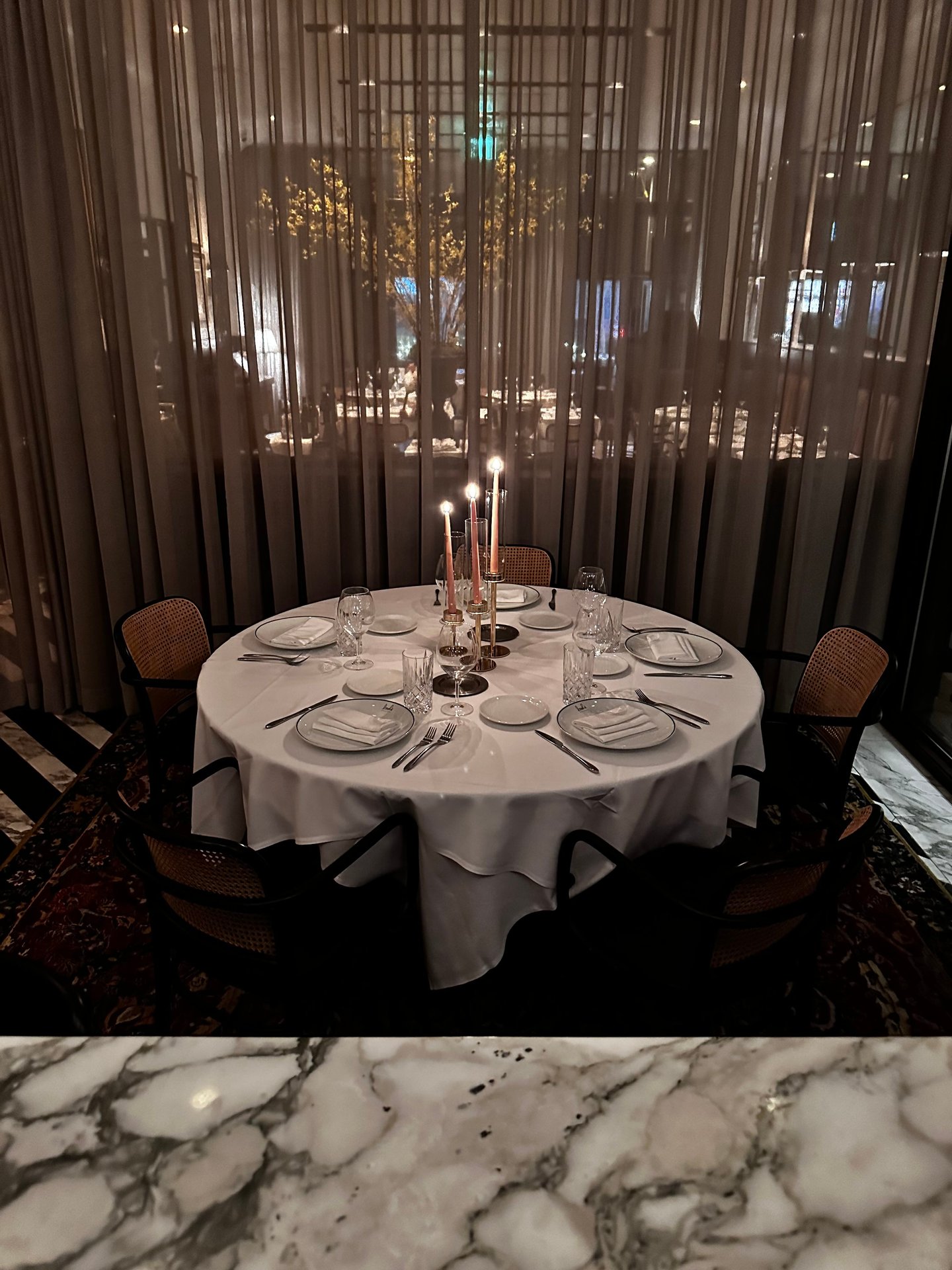 intimate private dining