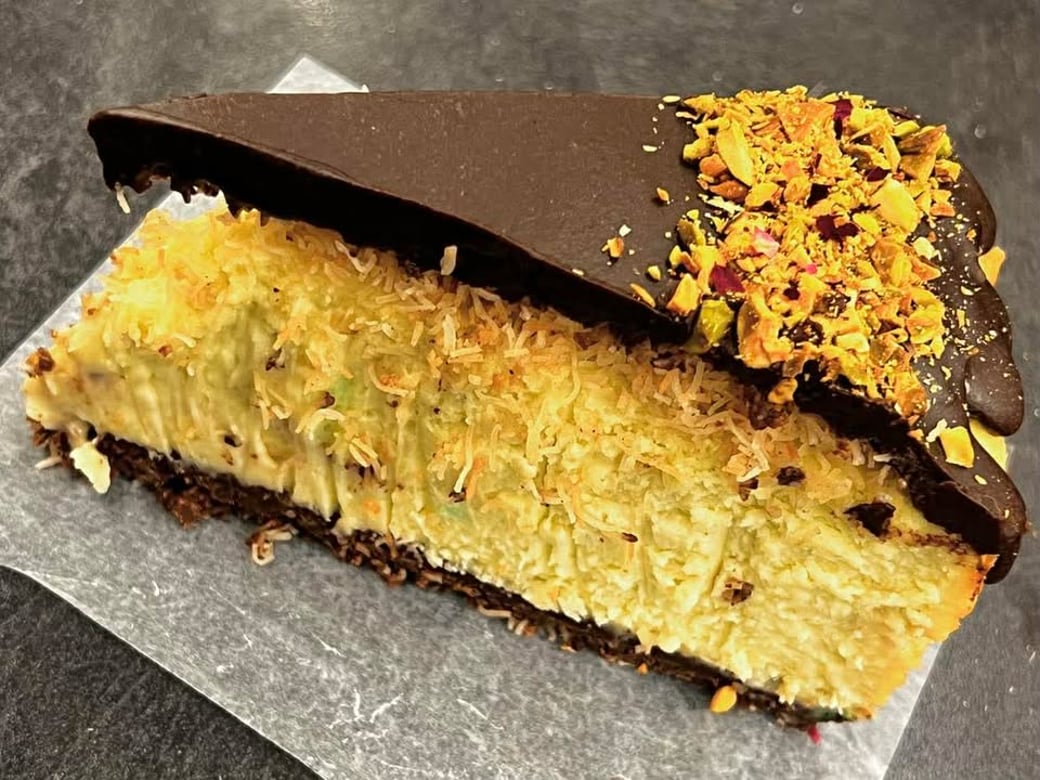 Pistachio Chocolate Tart