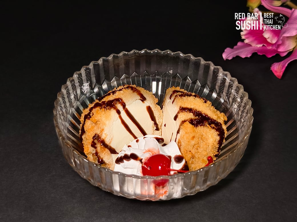 Tempura fried ice-cream