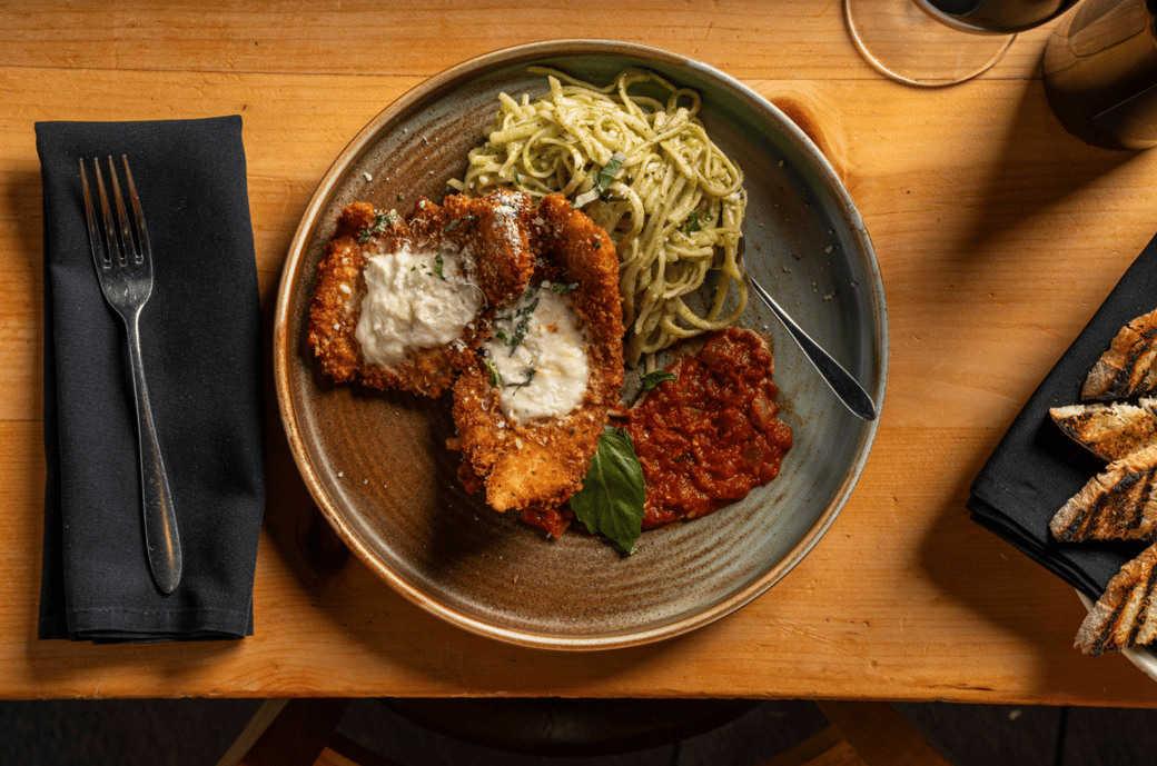 Chicken Milanese Burrata
