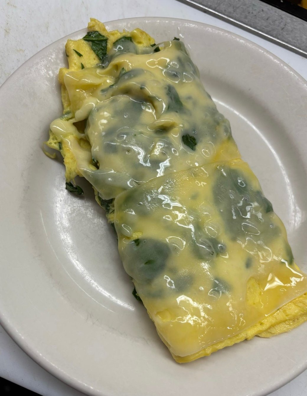 Spinach & Cheese Omelet