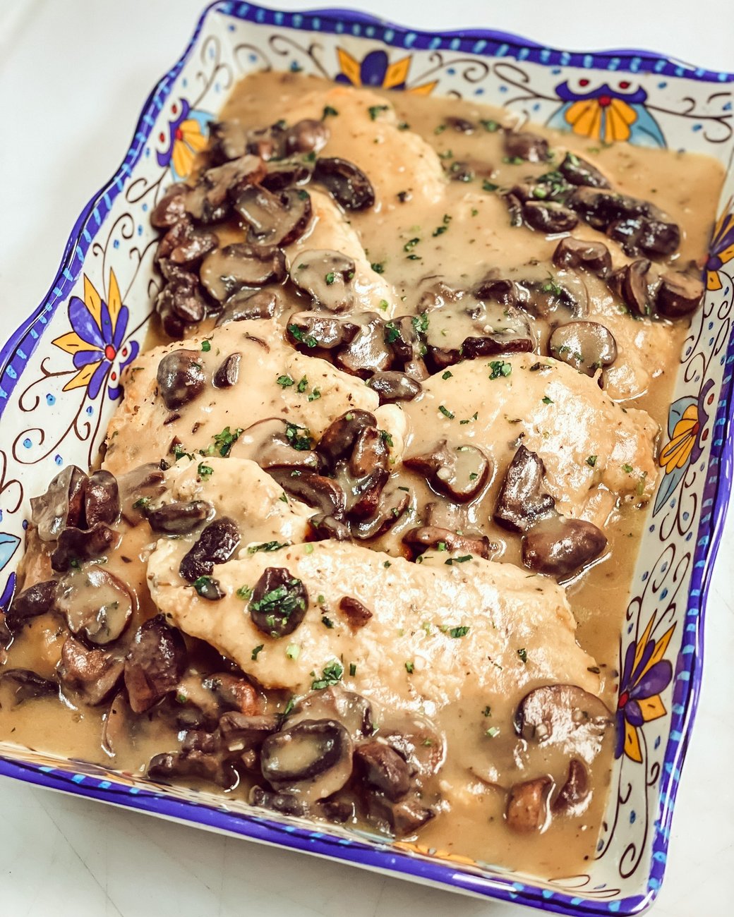 Chicken Marsala Serves 8-12