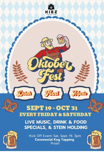 Celebrate Oktoberfest with us!
