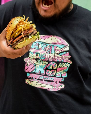 Hambrgr x Dope Chief Collab Shirt , shop product