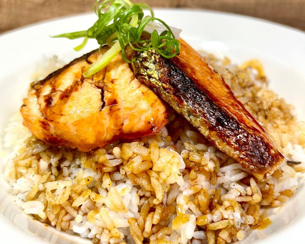 Salmon Teriyaki Bowl