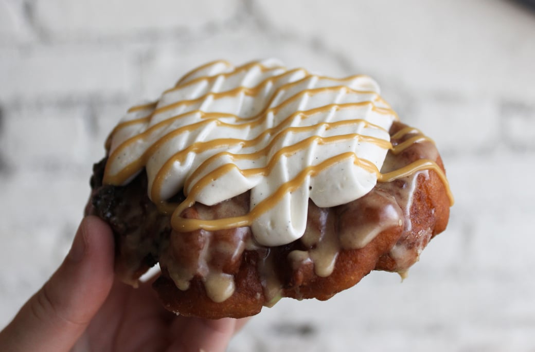 Bananas Foster Fritter