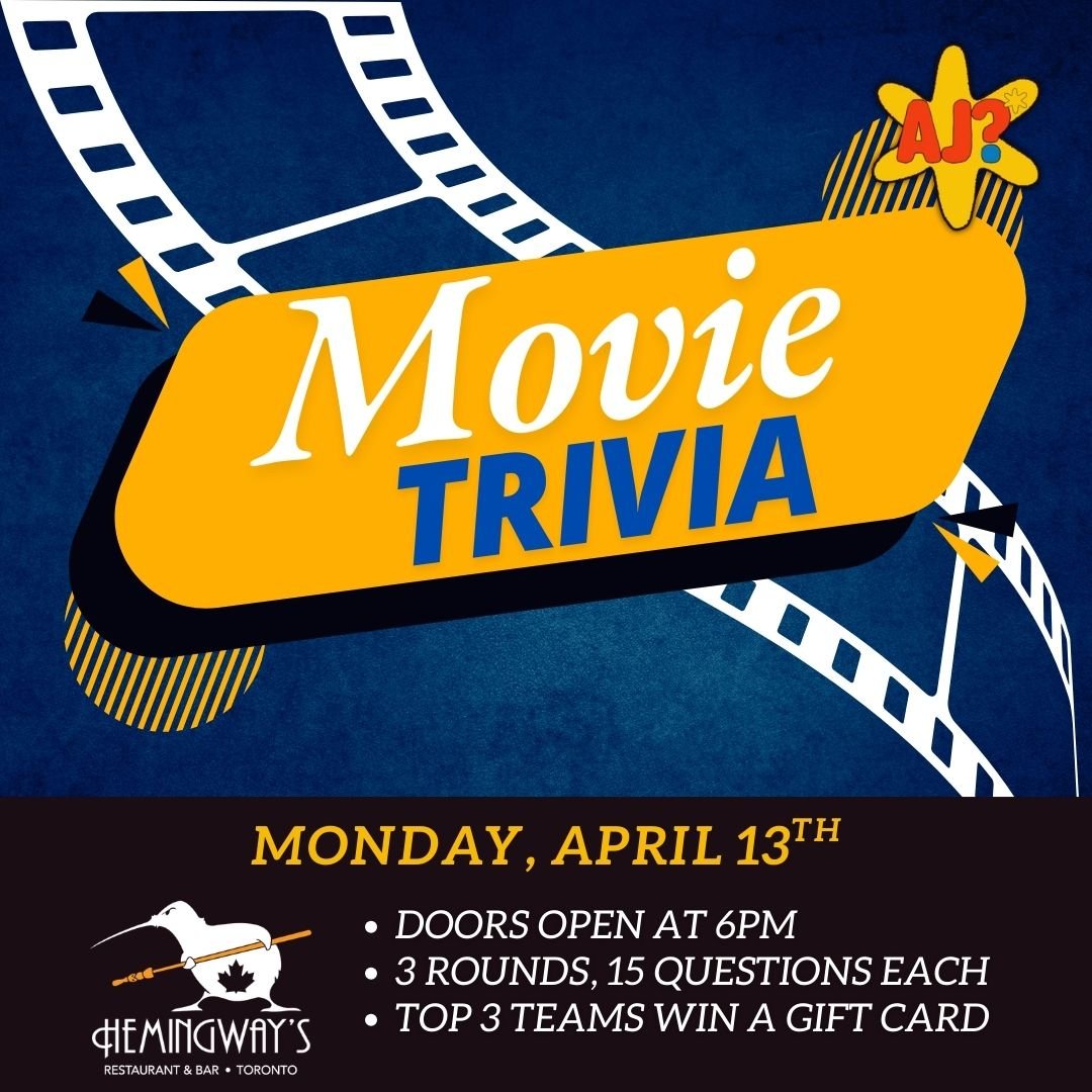 Movie Trivia Hosted by Almost Jeopardy?*