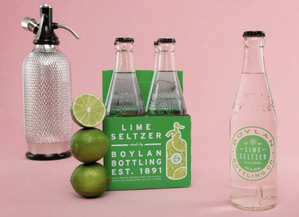 boylan - lime seltzer [0 cal]