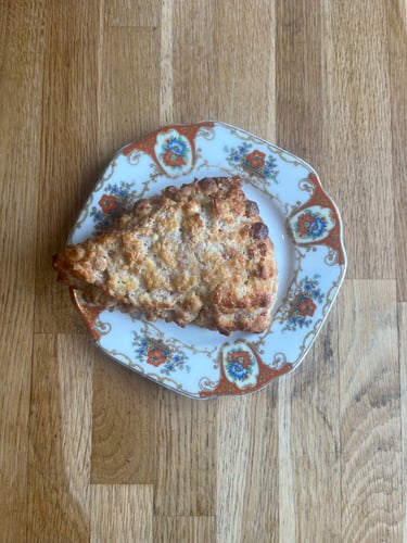 Raspberry & White Chocolate Scone , shop product