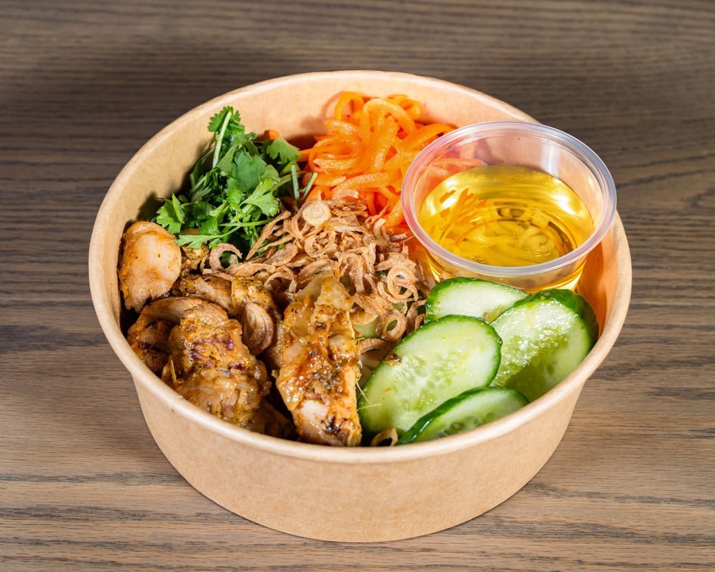 Grill Chicken Bún (Vermicelli) Bowl